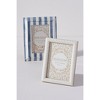 Shiraleah Portofino Stripe 4x6 Picture Frame, Blue - 2 of 4