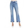 Women's Alyssa High Rise Shadow Hem Straight Jeans - RISEN - 3 of 4