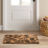 1'6"x2'6" Pine Coir Inline Doormat Tan/Black - Threshold™ - image 3 of 3