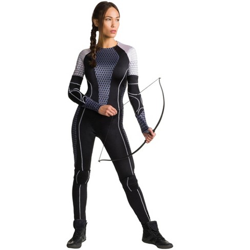 The Costume Center Black Katniss Everdeen Women Adult Halloween Costume -  Medium