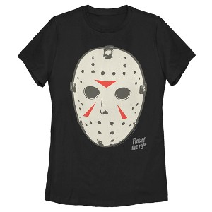 Women's Friday the 13th Jason Vorhees Hockey Mask Logo T-Shirt - 1 of 4