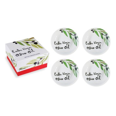 Set of 4 'Cook Eat Love' Condiment Servers - Rosanna