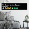 Courtside Market 14 Street- Union Square Station 6x24 Wooden Artboard Décor - 2 of 2