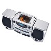 Supersonic® Bluetooth® Home Audio System, with Integrated Amplifier, CD Player, and Dual Cassette Decks in Silver - 3 of 4