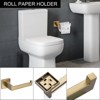 ChicFurnit Bathroom Towel Holder Stainless Steel Set Wall Mounted for Trendy Bathroom Decor, Gold, 24.33"*6.14"*3.23" - 4 of 4