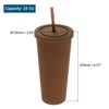 Unique Bargains Insulated Double Wall Acrylic Straw Tumbler - 2 of 4