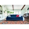 Abelia Transitional Moroccan Orange/Red/Blue Area Rug - 2 of 4