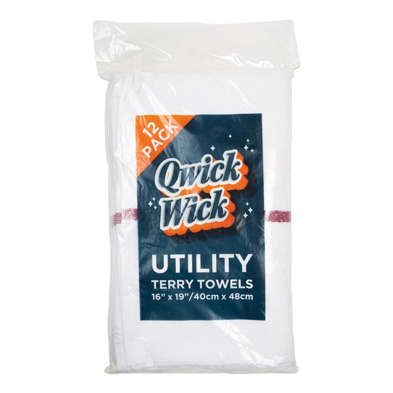 Qwick Wick Cotton Bar Mop Kitchen Towel (12 Pack), 16x19, 30oz, 4 of 9