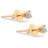 Pompeii3 1/5ct Diamond Studs 14K Yellow Gold - 3 of 4