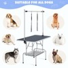 WhizMax 48" Dog Grooming Table Adjustable Height Pet Drying Desktop Foldable Pet Grooming Table with Arms,Max Capacity Up to 330Lbs - 2 of 4