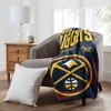 Sweet Home Collection NBA Denver Nuggets Microfiber Plush Throw Blanket - 2 of 4
