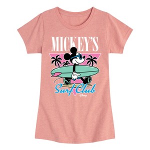 Girls' - Disney - Mickey & Friends Fitted Short Sleeve Graphic T-Shirt - 1 of 4