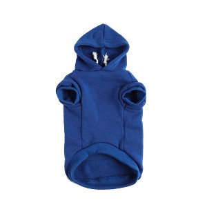 Unique Bargains Winter Spring Fall Dog Hooded Sweatshirt - 1 of 4