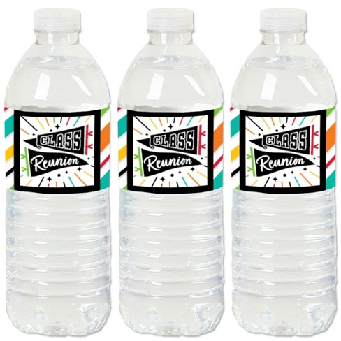 drinking water bottle label design