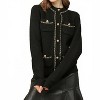 Women's Chain And Gold Button Cardigan - Fate - 2 of 4