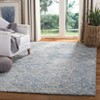 Abstract Abt763 Hand Tufted Area Rug - Blue - 4' X 6' - Safavieh. : Target