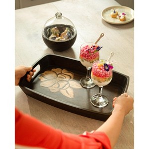 Tashi Handpainted Serving Tray - 1 of 4