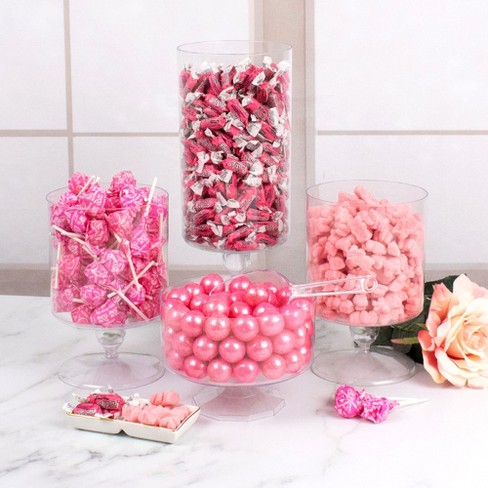 Value Size Candy Buffet - 775pcs (7.3 Lbs) - Pink, Light Blue