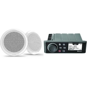 Fusion MS-RA70 Marine System w/Bluetooth & 1 Pair EL-F653W - White - 1 of 4