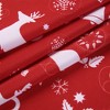 Christmas Pattern Decoration Table Cover Holiday Tablecloth, 60" x 120" Red - 3 of 4
