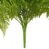 Vickerman Green Artificial Leather Fern Bush - 3 of 3