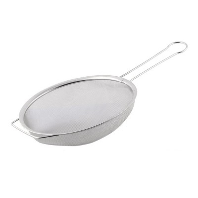 Unique Bargains Kitchen Cooking Stainless Steel Food Oil Grease Mesh Ladle Strainer Silver Tone 1 Pc