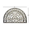 RugSmith Gold Moulded Vines Half-round Rubber Doormat Doormat - 3 of 4