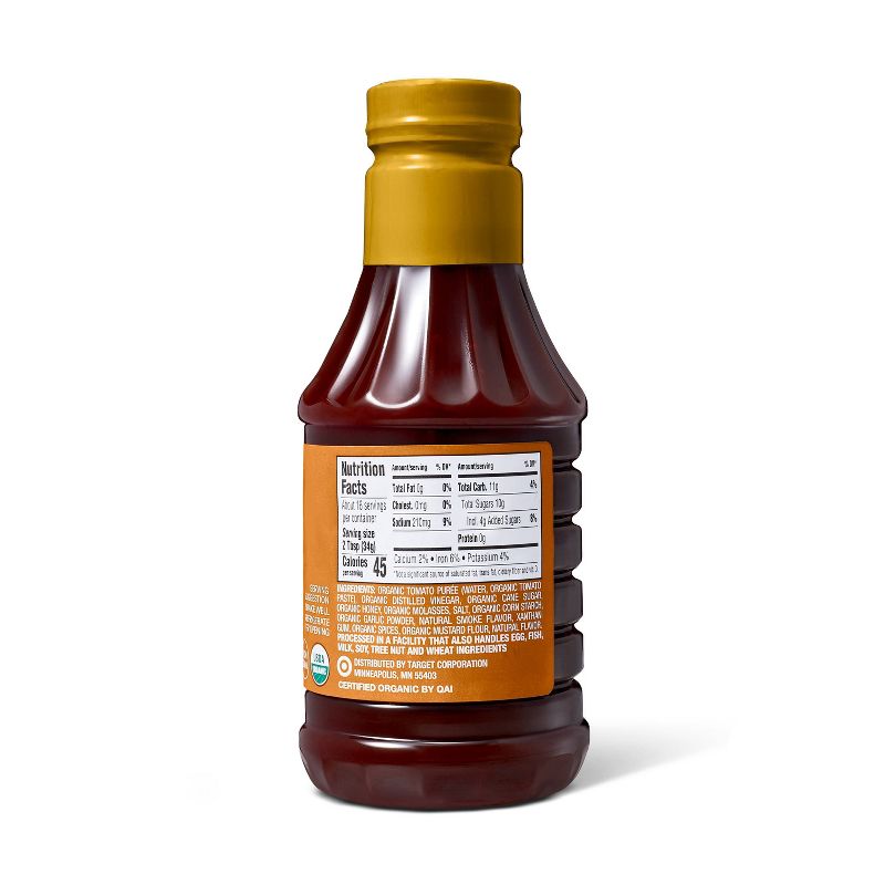 Organic Honey BBQ Sauce - 19oz - Good &#38; Gather&#8482;, 3 of 6