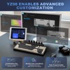 MaseiKar YZ98 Gasket Mechanical Keyboard,99 Key Hot Swappable BT5.0/2.4G/USB-C Wireless NKRO 98% 1800 Layout with RGB LED Backlit(Milk Switch, Black) - 4 of 4