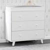 Delta Children Ava 3 Drawer Dresser with Changing Top - White - 2 of 4