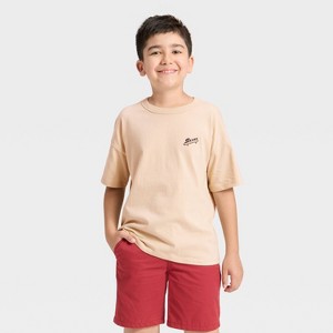 Boys' Short Sleeve Relaxed Fit T-Shirt - Cat & Jack™ - 1 of 4