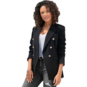 Women's Double Breasted Blazer - LASCANA - 1 of 4