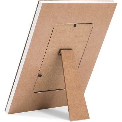 Farmlyn Creek Wood Picture Frame for 4x6 inch Photo for Rustic Farmhouse Home Decor, Brown, 9.5 x 7.5 in.