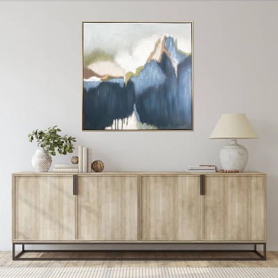 Abstract Vision 30"x30" Hand Painted Canvas Wall Art