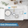 Farmhouse Sink 30/33/36-inch White Farmhouse Sink Farm Sink Farmhouse Kitchen Sink - 2 of 4