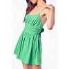 Women's OPEN-BACK SHIRRED TWILL ROMPER - DO+BE - 2 of 3