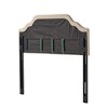 Contemporary Upholstered Headboard with Button Tufted Diamond Stitch & Nailhead Accents, Queen/Full Size Headboard -Christopher Knight Home - 3 of 4