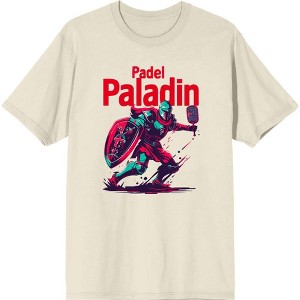 Padel Paladin  Adult Crew Neck Short Sleeve Tee - 1 of 2