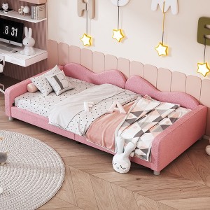 NicBex Twin/Full size Upholstered Daybed,Sofabed with Cloud-Shaped Backrest,No Box Spring Needed - 1 of 4