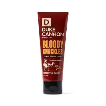 Duke Cannon Supply Co. Bloody Knuckles Fragrance Free Hand Repair Balm - 3oz