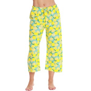 Just Love 100% Cotton Women's Capri Pajama Pants Sleepwear - Comfortable and Stylish - 1 of 2