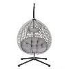 TIRAMISUBEST Versatile Hanging Egg Chair for Indoor and Outdoor Use - 2 of 4