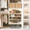 APRILSOUL Short Tower Unit Wall Mount 3-Shelf Wood Closet System - 2 of 4