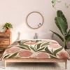 Deny Designs 3pc King Cuss Yeah Pink Tulip Field Comforter and Sham Set - 3 of 4
