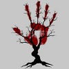 Men's Design By Humans Halloween Tree By aisenArt T-Shirt - 2 of 4
