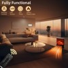 Karl Home 1500-Watt Portable Electric Space Heater with 3D Flame and Handle - 4 of 4