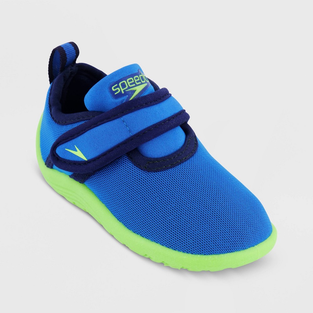 Speedo Toddler Solid Shore Explorer Water Shoes - Blue 11-12
