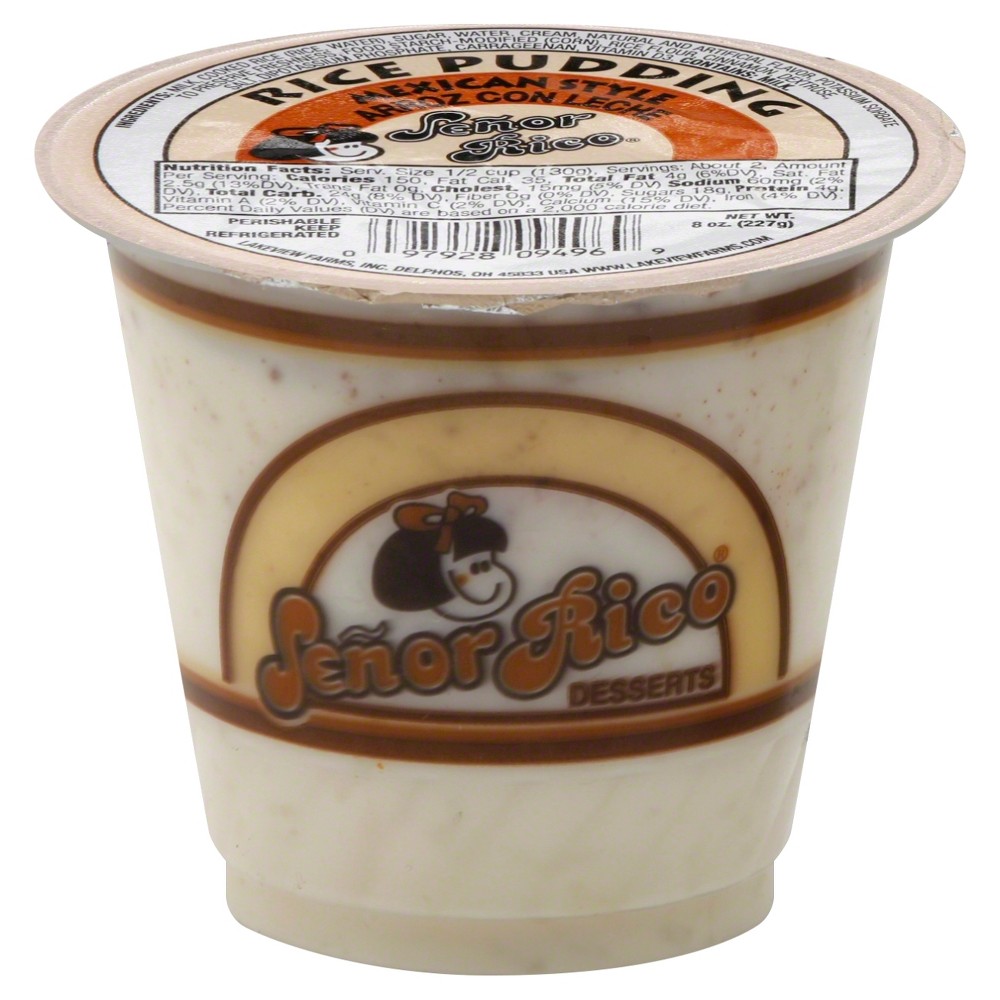 UPC 097928094969 - Senor Rico Desserts Rice Pudding Mexican Style - 8 ...