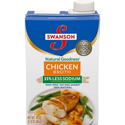 Swanson Gluten Free Low Sodium Chicken Broth - 48 fl oz