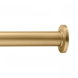 Moda at Home 41"-76" Draper Tension Shower Curtain Rod Gold - 1 of 2